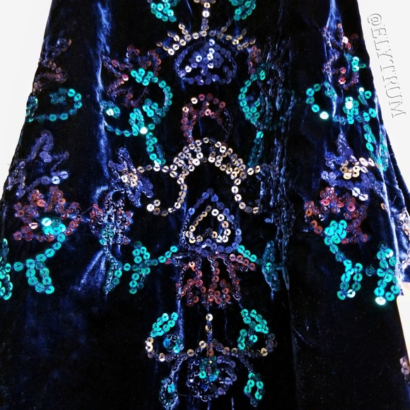 🎉 HP 🎉 Free People Jill's velvet sequin dress - Picture 7 of 8